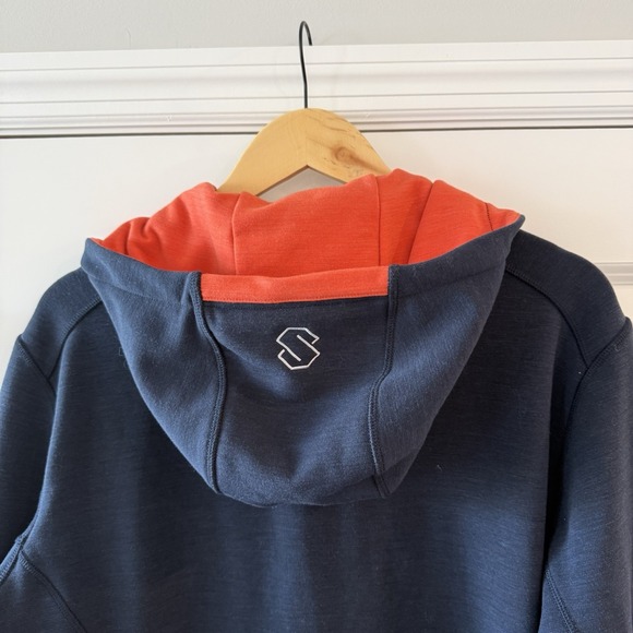 Stellar Equipment Men's Guide Merino Wool Hood Hoodie Navy Blue Size XL Full Zip - Picture 7 of 8